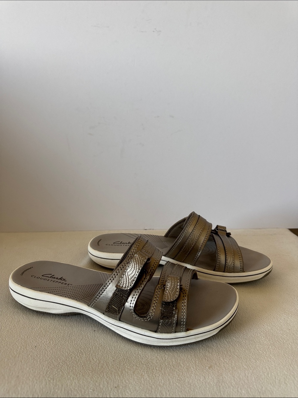 Clark’s slide sandals